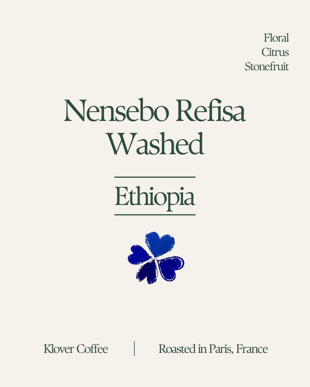Ethiopia Nensebo Refisa Washed