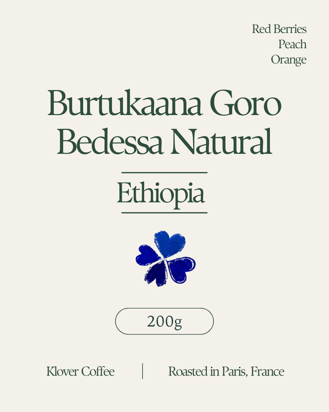 Ethiopia Burtukaana Goro Bedesa Natural