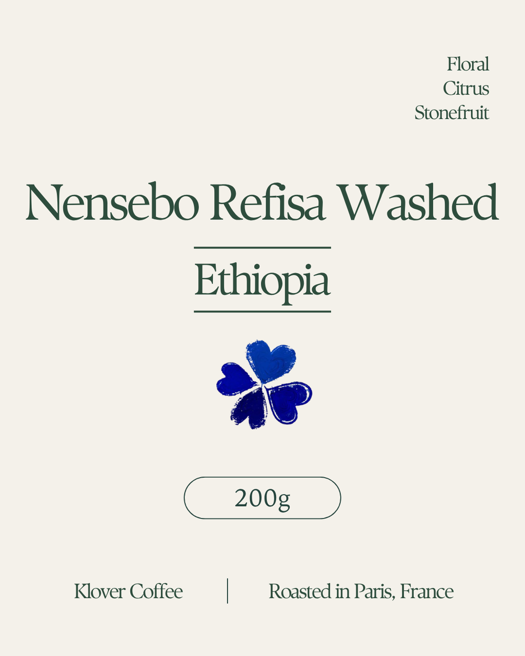 Ethiopia Nensebo Refisa Washed