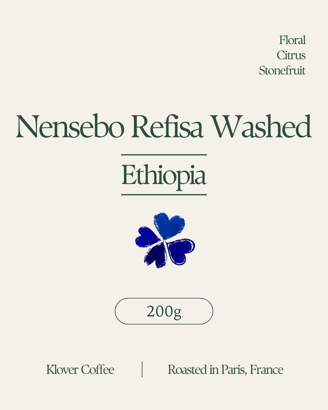 Ethiopia Nensebo Refisa Washed