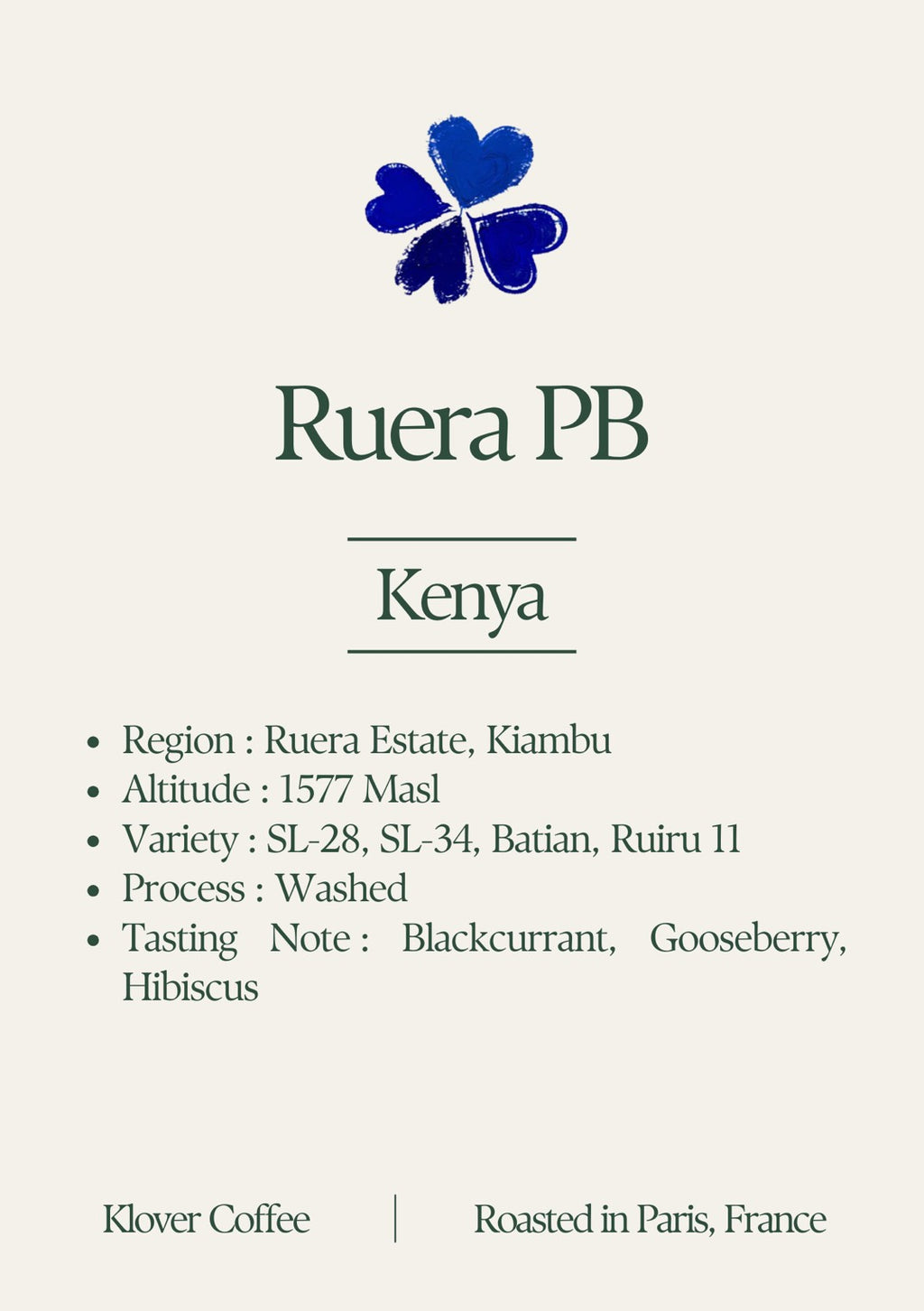 Kenya Ruera Estate PB