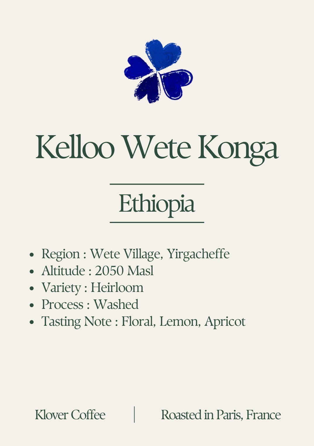 Ethiopia Kelloo Wete Konga